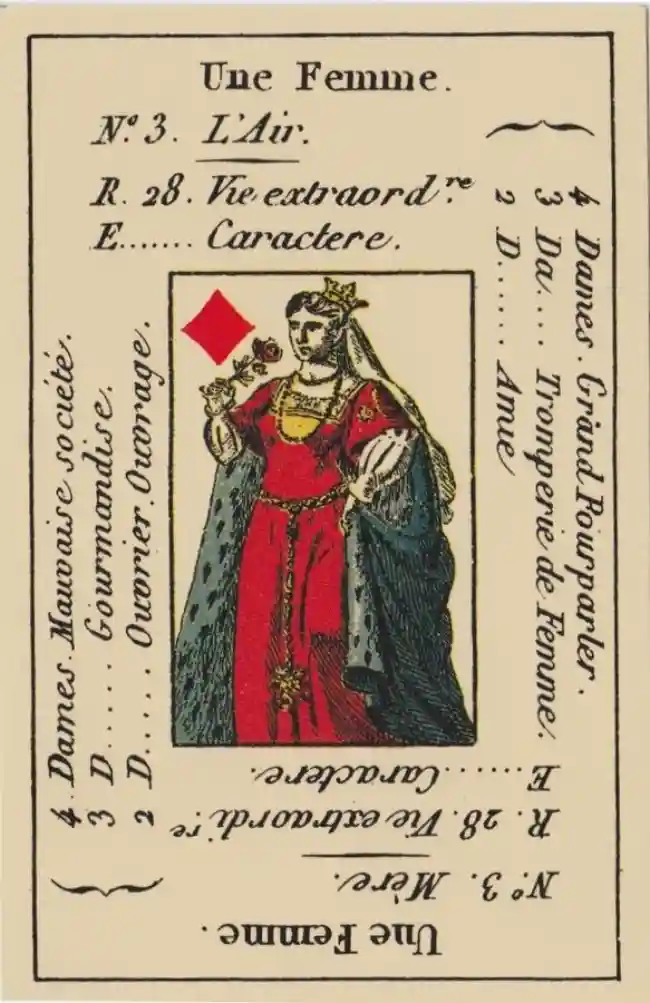 Queen of Diamonds in tarot symbolism