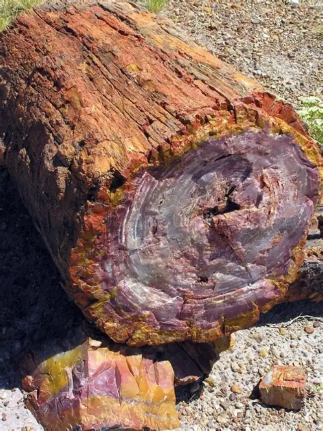 What is the spiritual significance of petrified wood