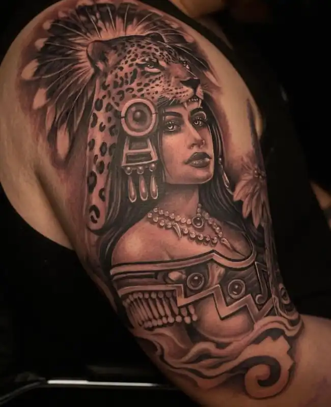 Aztec Princess Tattoo