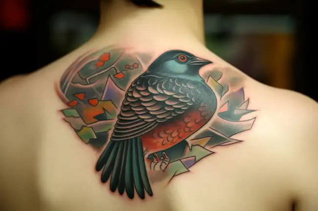 Iwa Bird Tattoo 