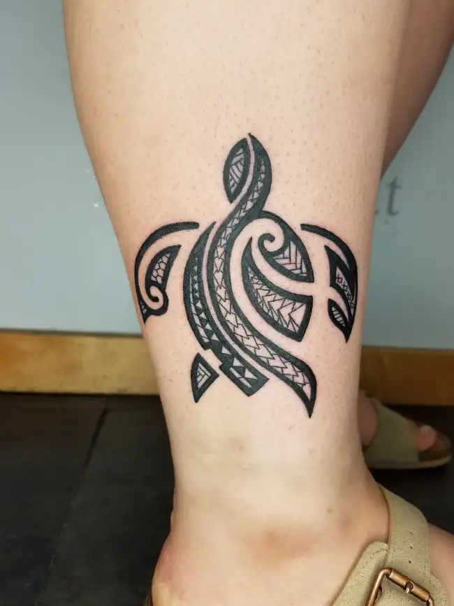 What Does a Polynesian Turtle Tattoo Symbolize?