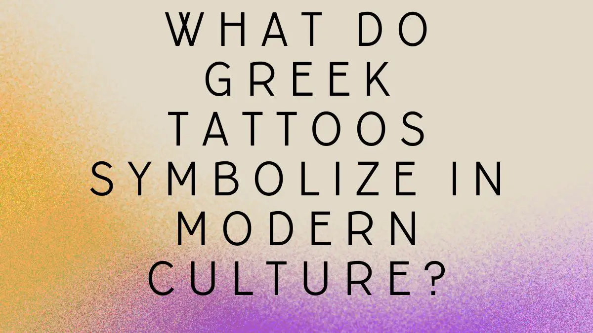 Greek Tattoos