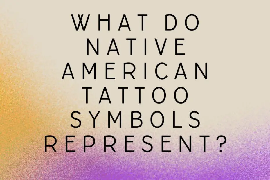 Native American Tattoo Symbols