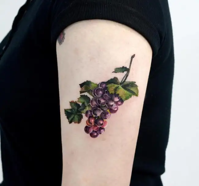 What Does a Grape Tattoo Symbolize?