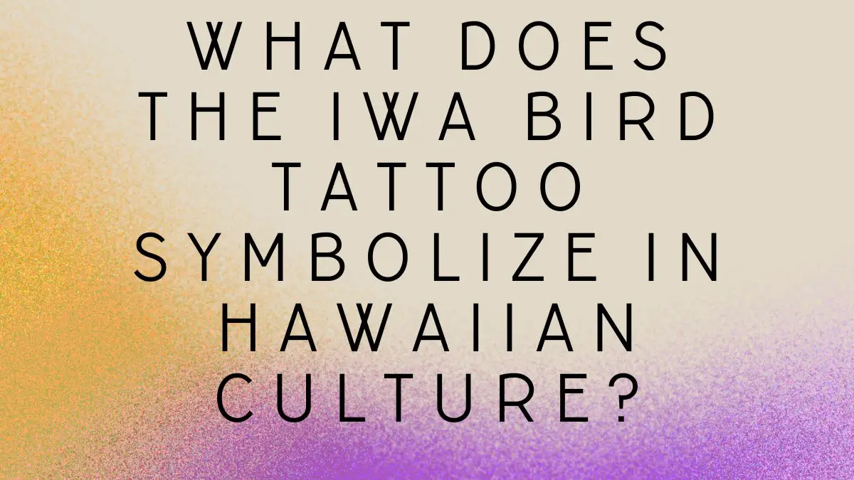 Iwa Bird Tattoo