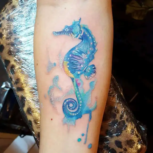 seahorse tattoos