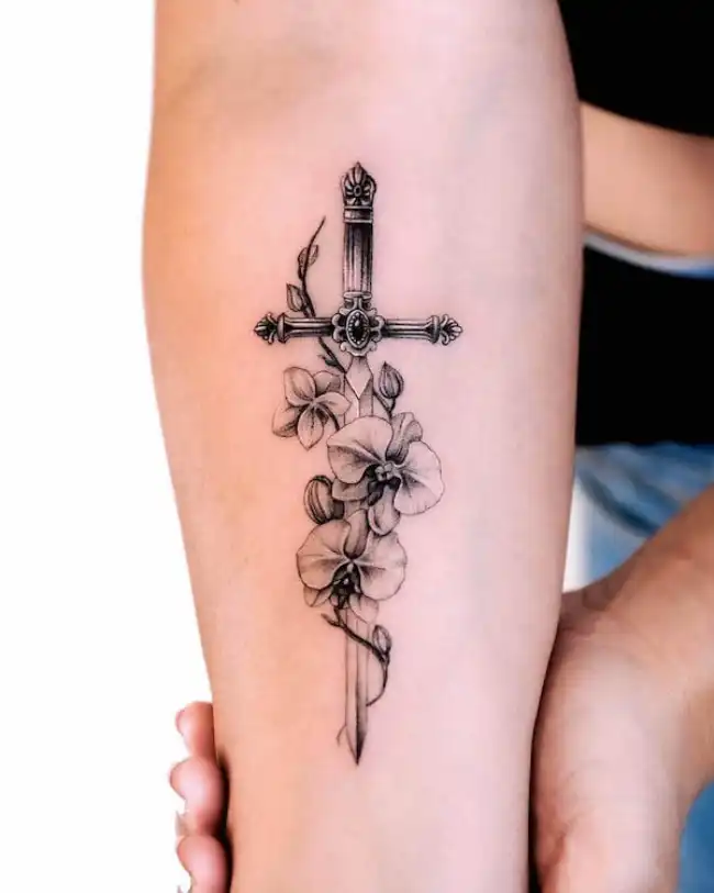 sword tattoo symbolize