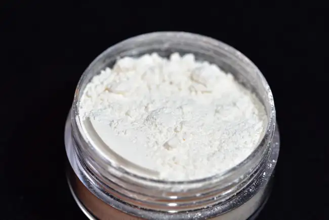 white powder