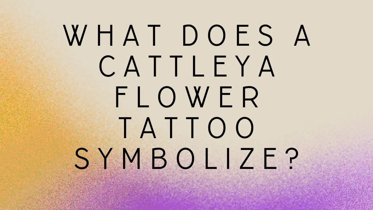 Cattleya Flower Tattoos